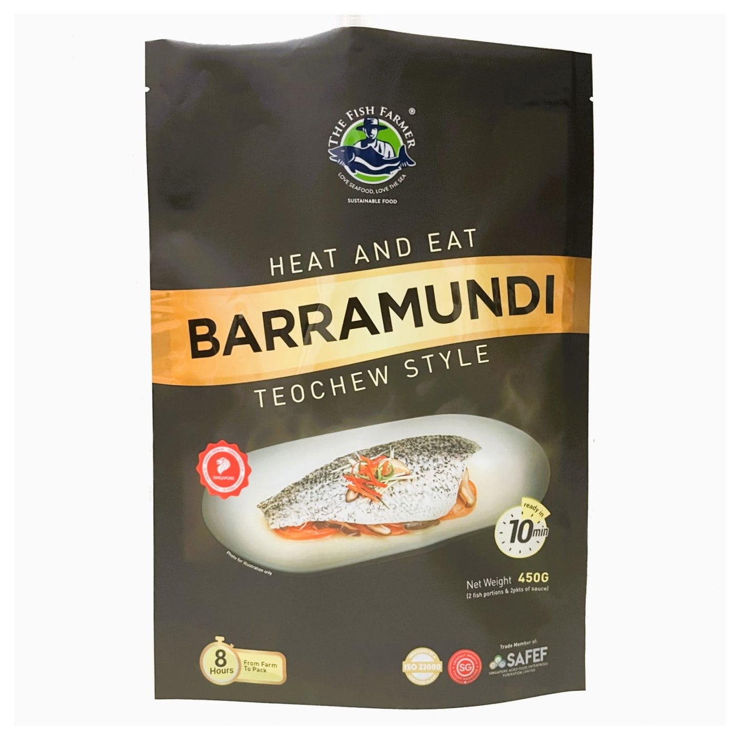Heat & Eat - TFF Barramundi Fillet Teochew Style (450g)