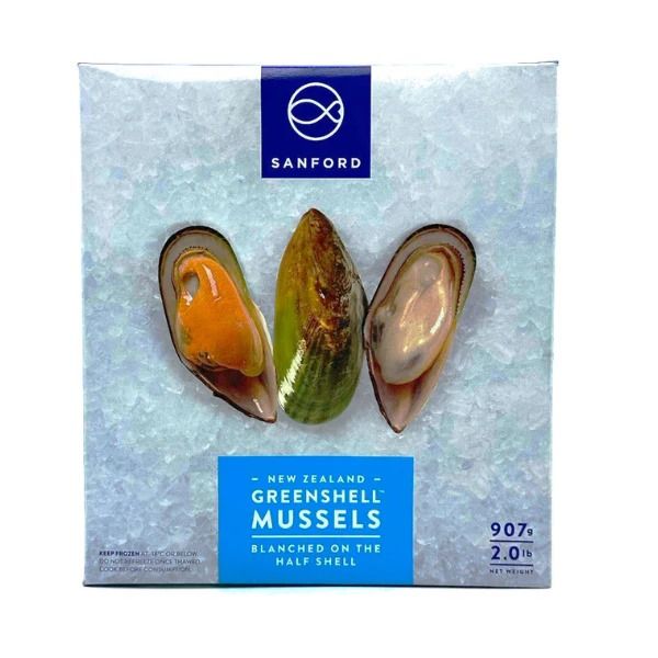 Half Shell NZ Green Mussel (907g)