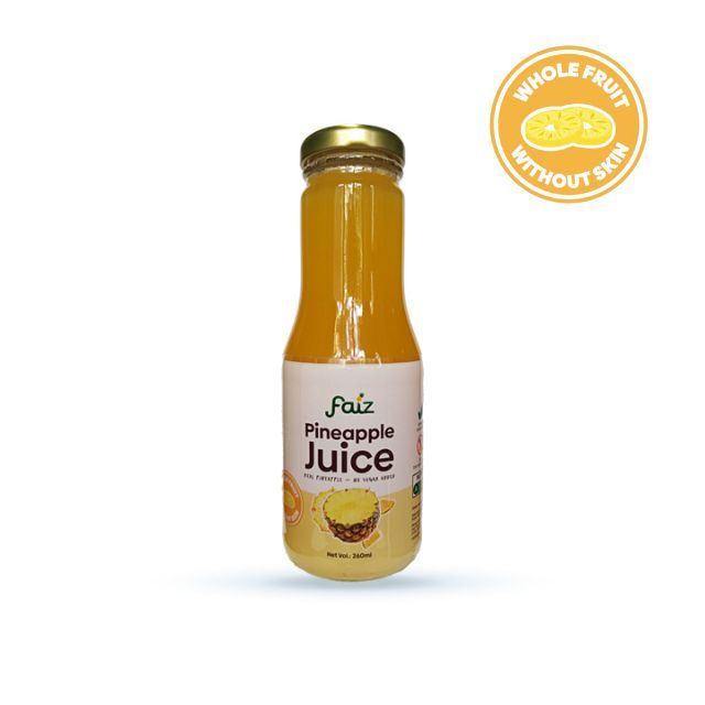 Pineapple Juice (Whole Fruit) without skin 260 ml(Faiz)
