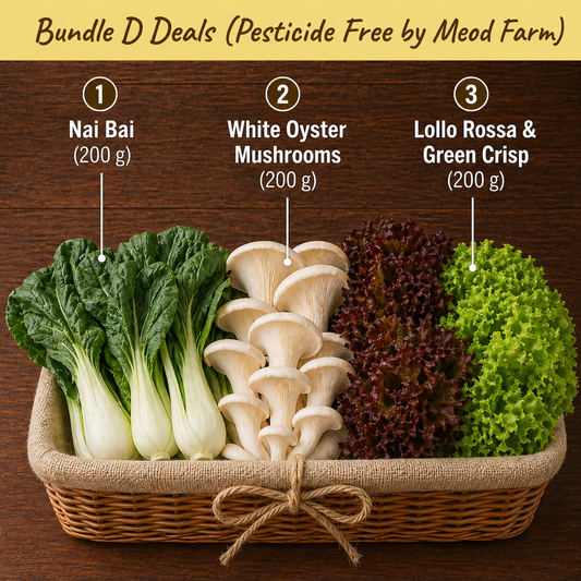 Meod 3 Vege For $10 (Set D) 3 For $10 !