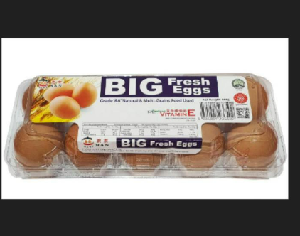 Big Fresh Eggs (JUMBO) (10 per pack)- BIG鸡蛋