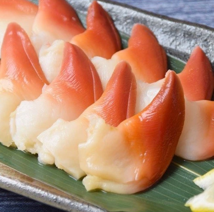 Sashimi - Hokkigai Arctic Surf Clam Slice 刺身カナダホツキガイCanada