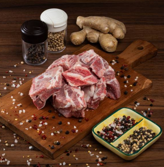 Australian Fresh Pork -Meat Affair Australia Fresh Pork Spare Rib Cube (500G)