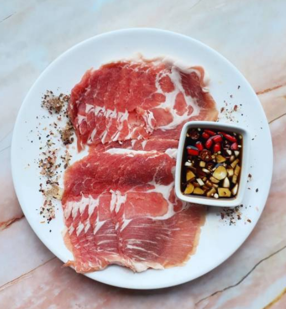 Frozen Pork- Meat Affair Kurobuta Pork Collar Shabu Shabu (200G)
