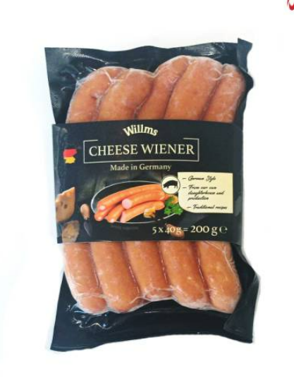 Willms Cheese Weiner 200G