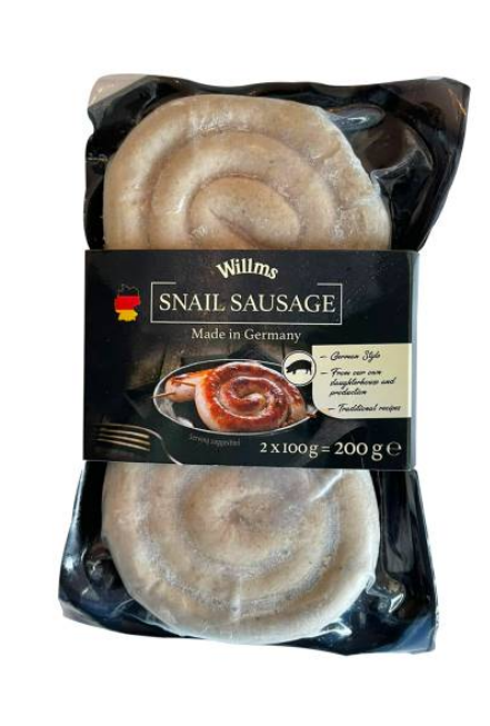 Willms Snail Sausage 200G