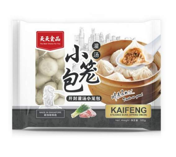 [Tian Tian] Kai Feng Xiao Long Bao 开封灌汤小笼包 - 葱香 (Spring Onion) 500G