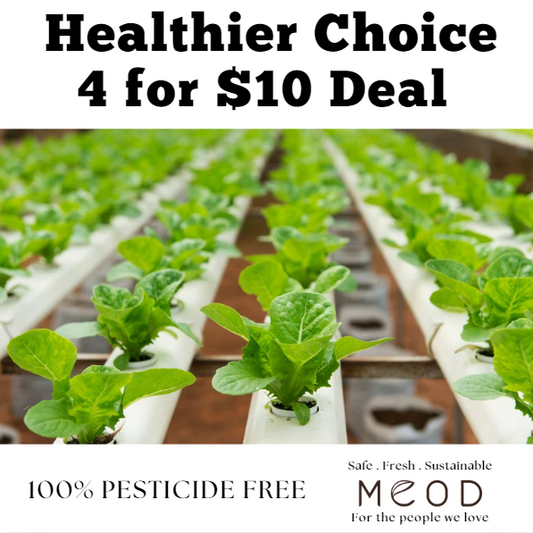 Healthier Choice-  Any 4 for $10 Deal ! (100% Pesticide Free by Meod Farm)