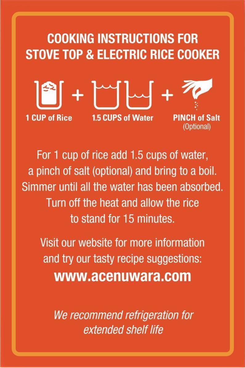 ACENUWARA (Pink Basmathi Rice) LOW GI